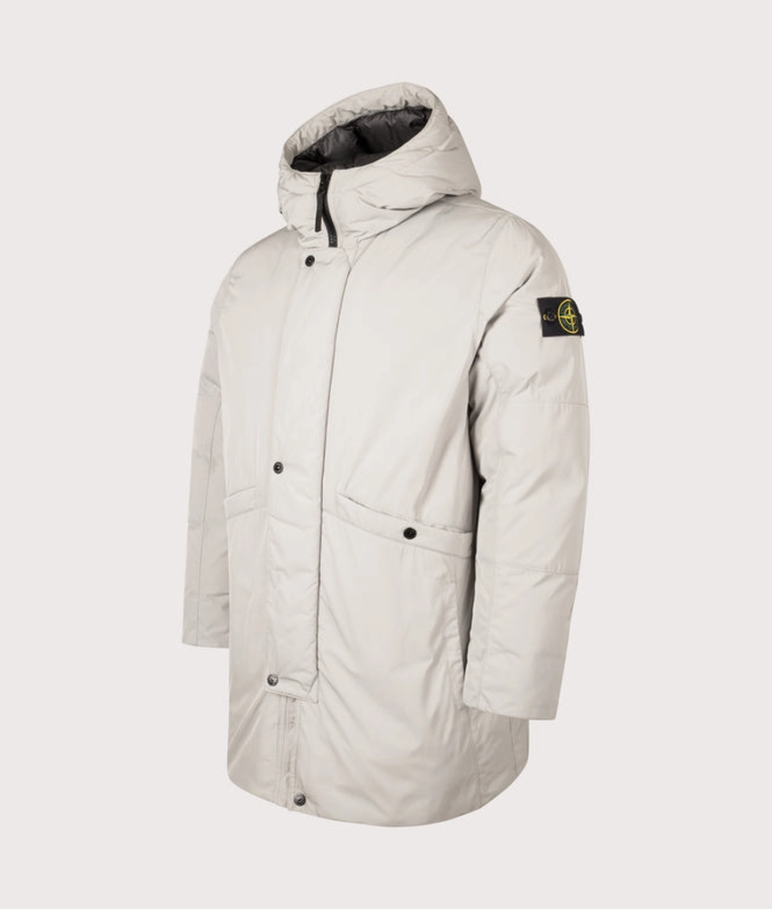 Stone Island Mens Micro Twill Down Parka